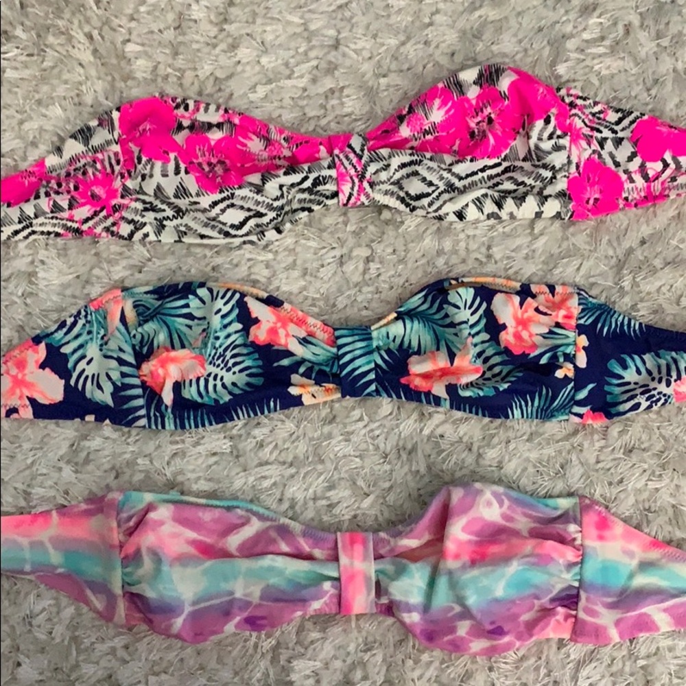 PINK/Victoria secret bandeau bikini tops